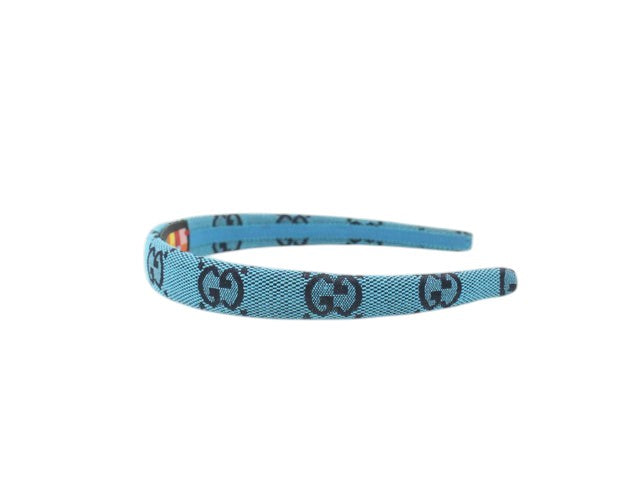7059 - Gucci Gucci Canvas Headband, Light Blue