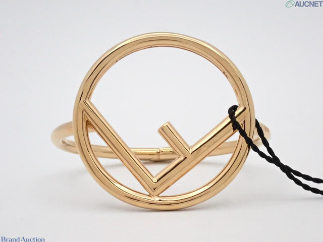 7224 - Fendi F-is Bangle Bracelet - Gold