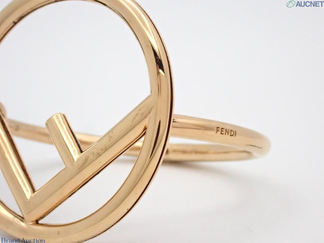 7224 - Fendi F-is Bangle Bracelet - Gold