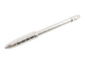 CURATED by Kira Louis Vuitton Stylo Agenda PM ballpoint pen in silver with a sleek grid pattern design