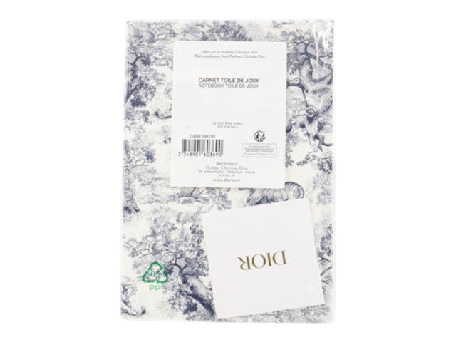 7523 - Christian Dior Toile De Jouy A5 Notebook White - New