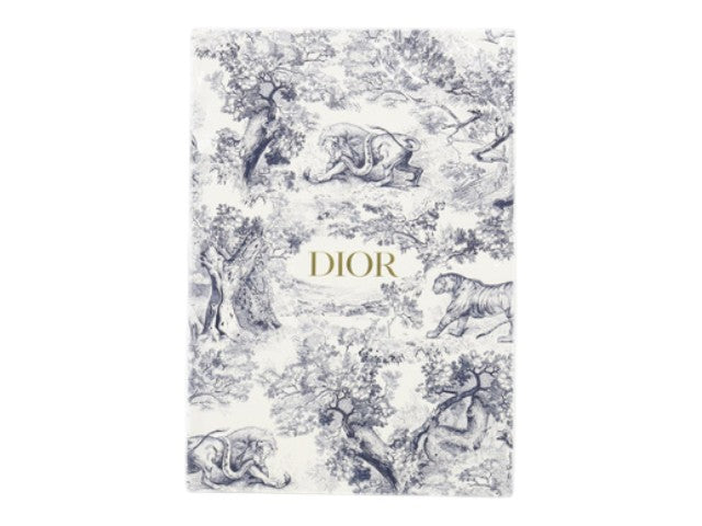 7523 - Christian Dior Toile De Jouy A5 Notebook White - New