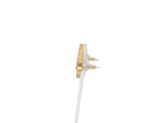 7526 Chanel Black Star Stud Earrings Gold-tone
