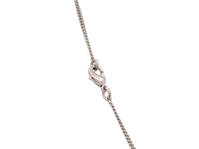 7542 - Chanel Coco Mark Peace Sign Necklace with 60 cm Chain