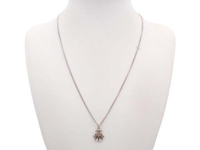 7542 - Chanel Coco Mark Peace Sign Necklace with 60 cm Chain