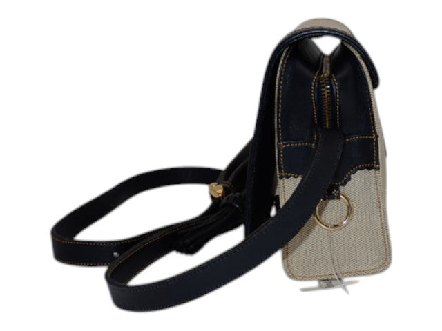 7545 - Loewe Seville Collection Canvas Crossbody Beige