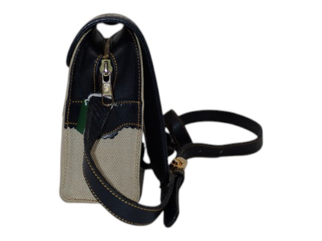 7545 - Loewe Seville Collection Canvas Crossbody Beige