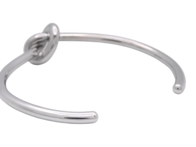 7547 - Celine Knot Cuff Bracelet Silver-tone Bracelet