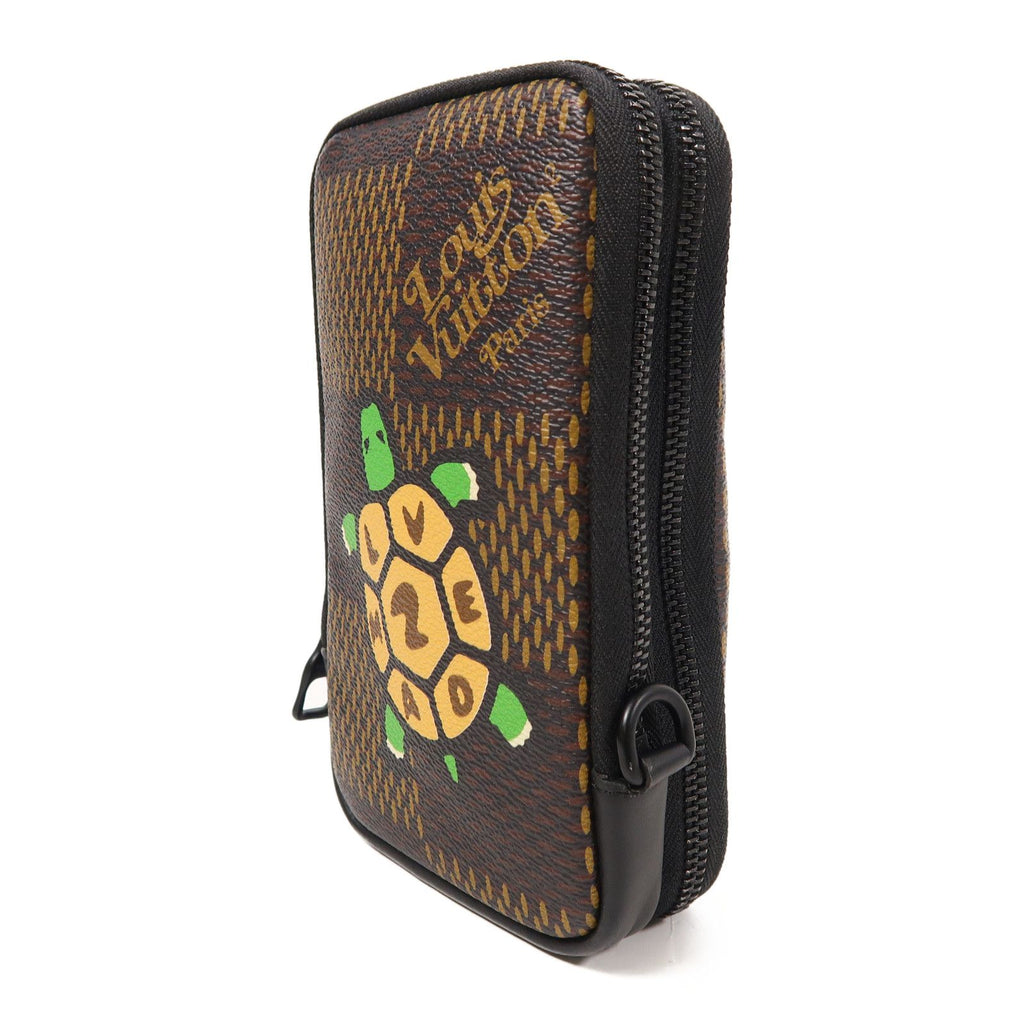 LOUIS VUITTON x Nigo Damier Phone Pouch Wallet