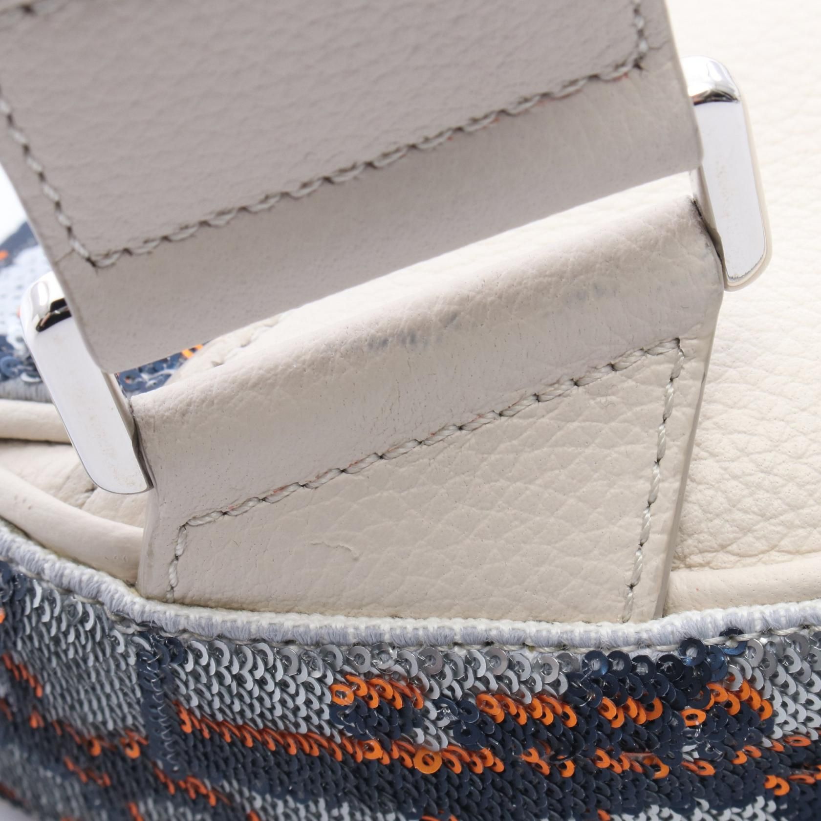 6939 - Dior Sequined Oblique Saddle Crossbody Bum Bag Silver