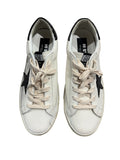 104917- Golden Goose Hi Star Low Top Black & White Sneakers