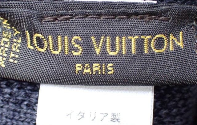 6201 - Louis Vuitton Damier Graphite Knit Cap – Black