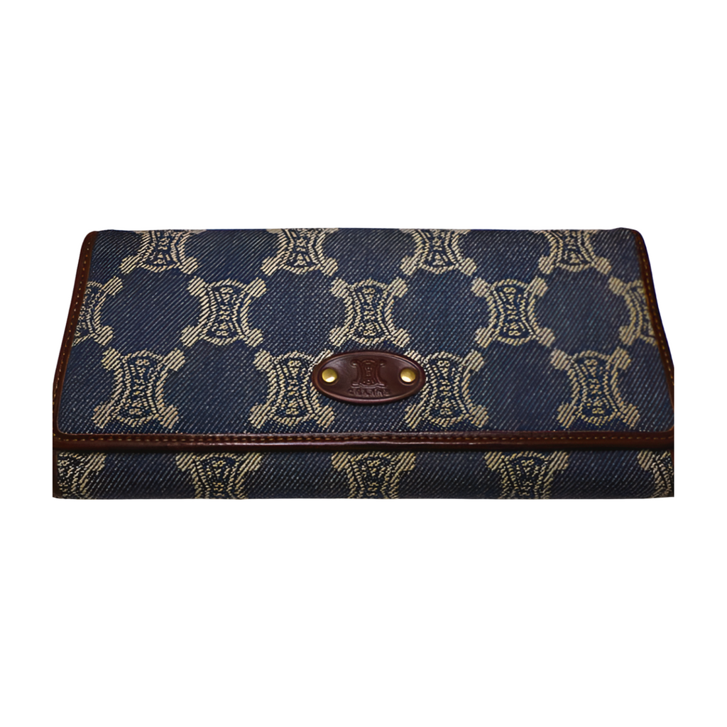 6399 - Celine Classic Long Denim Wallet