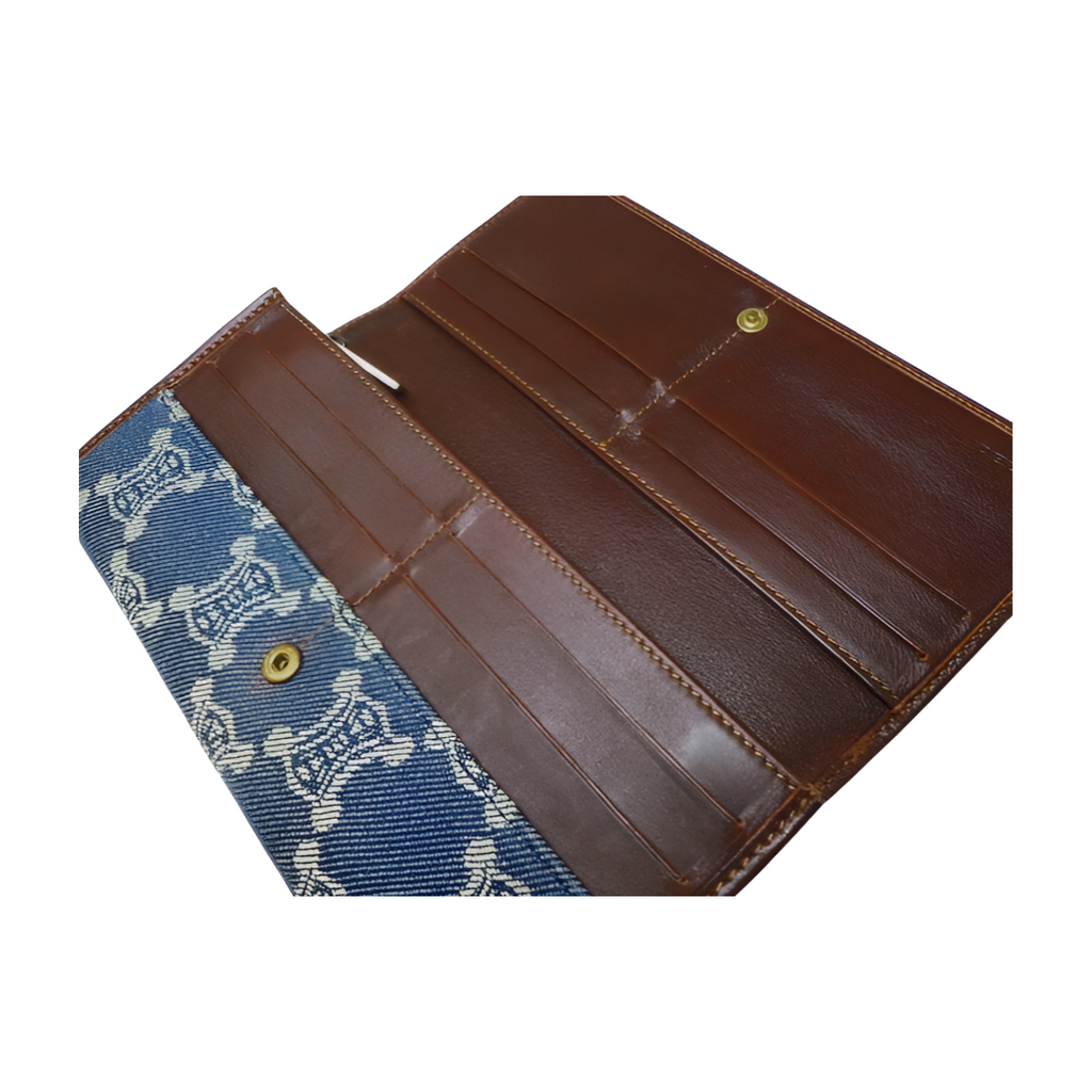 6399 - Celine Classic Long Denim Wallet