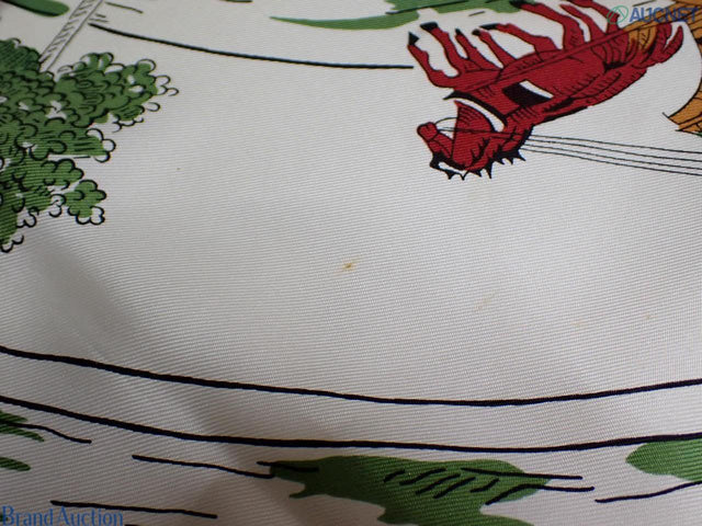 6494 - Hermes Jeu des Omnibus et Dames Blanches Silk Carre 90