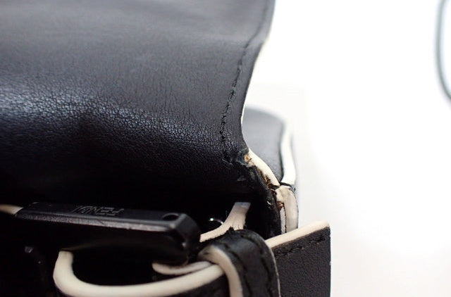 6510 - Fendi Monster Mamma Bucket Leather Shoulder Bag
