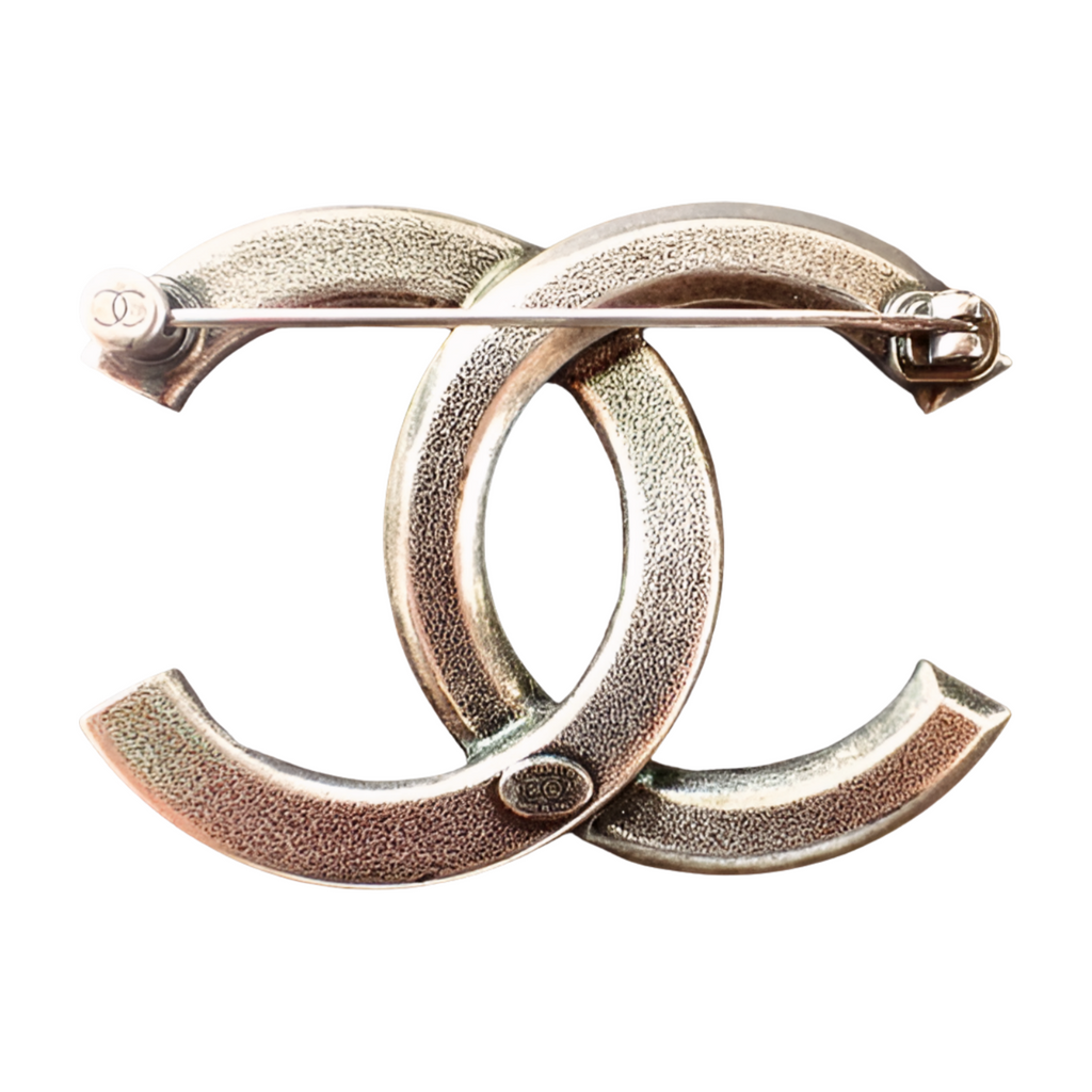 6521 - Chanel Coco Mark Brooch - I24A - Silver