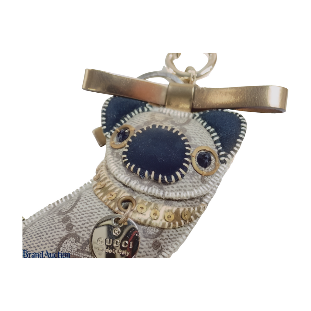 6527 - Gucci Guccori Key Chain Bag Charm - Basset Hound