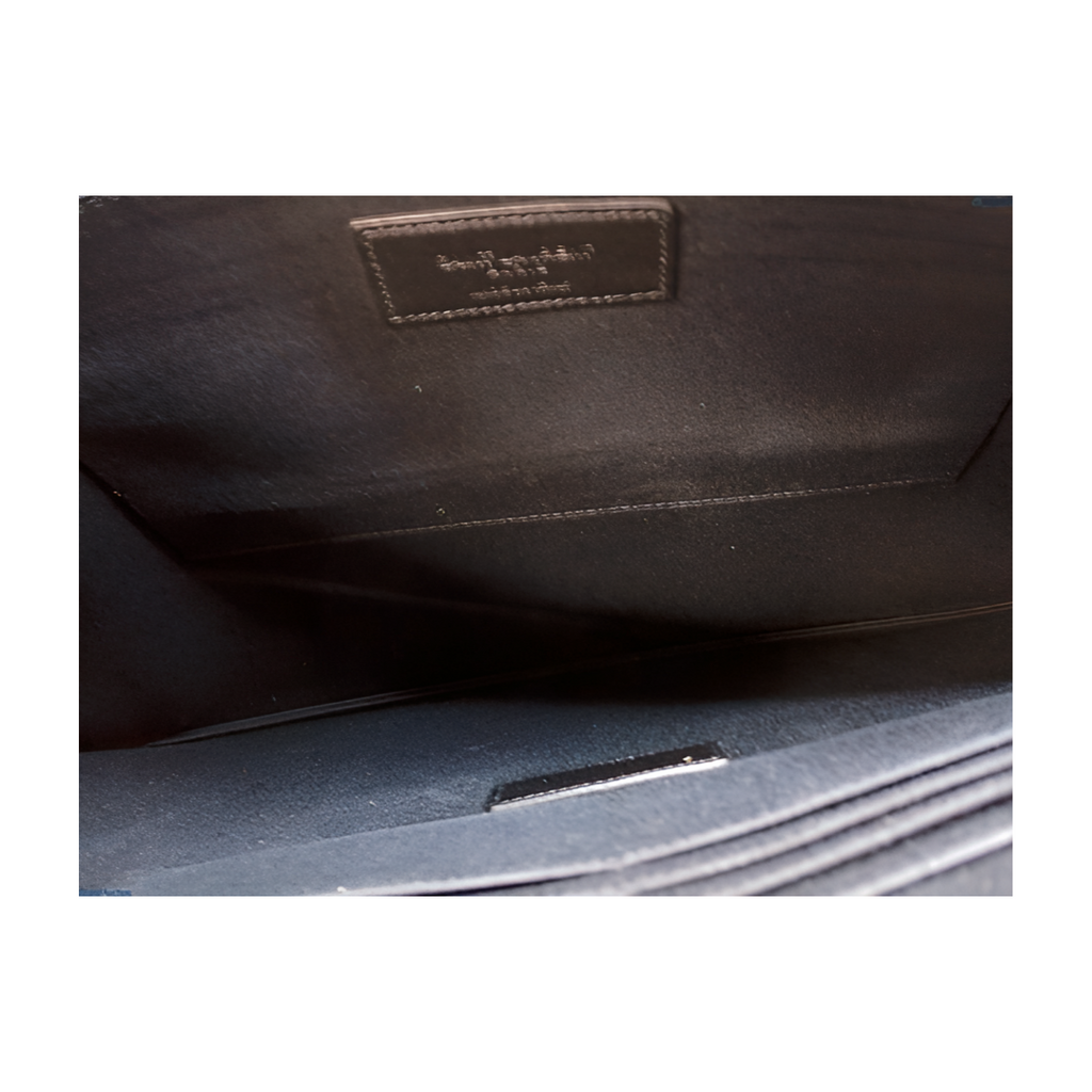 6570 - Saint Laurent (YSL) Rive Gauche Logo Shark Pouch