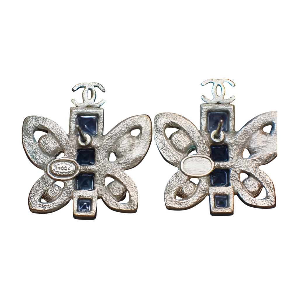 6574 - Chanel Butterfly Motif Earrings