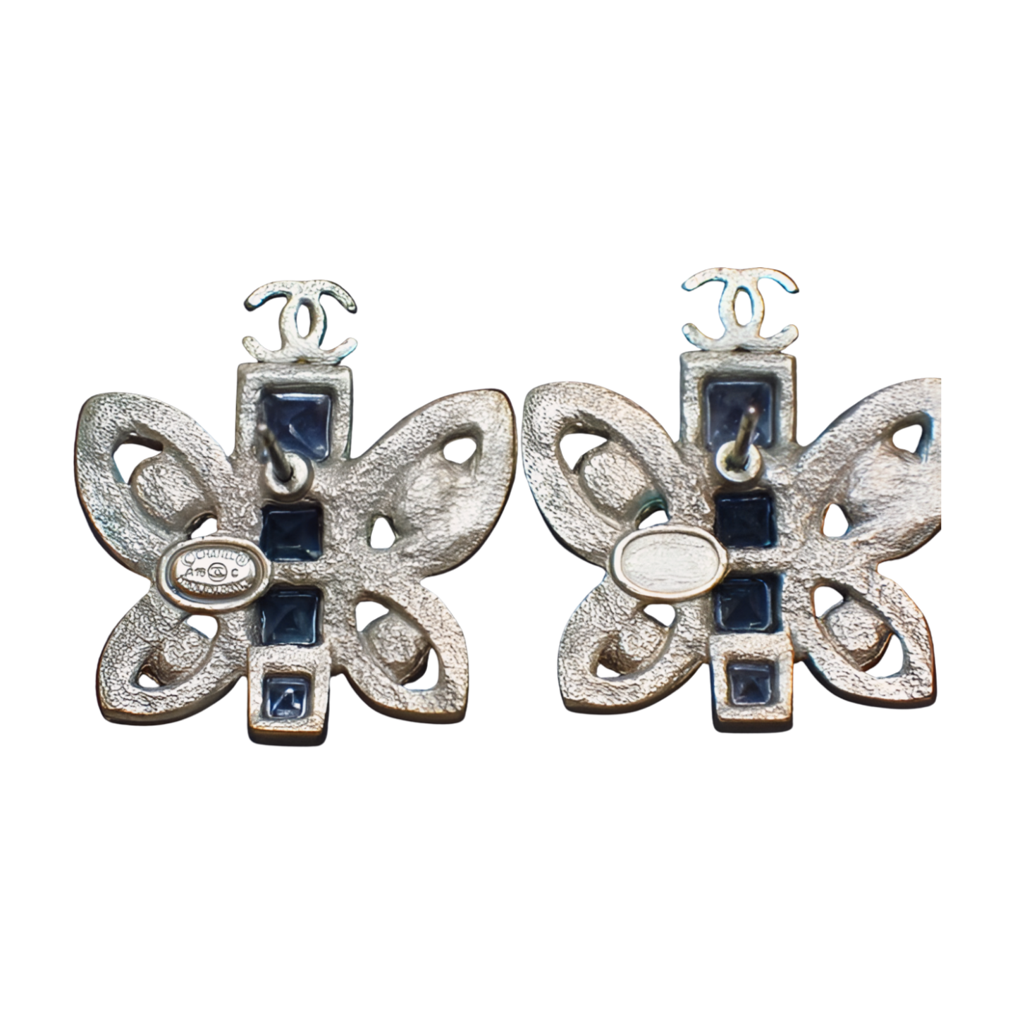6574 - Chanel Butterfly Motif Earrings