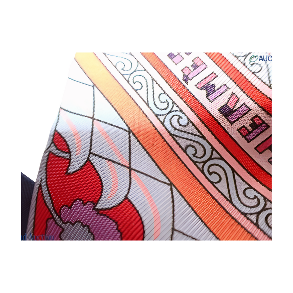 6578 - Hermes Twilly Persian Rug 100% Silk