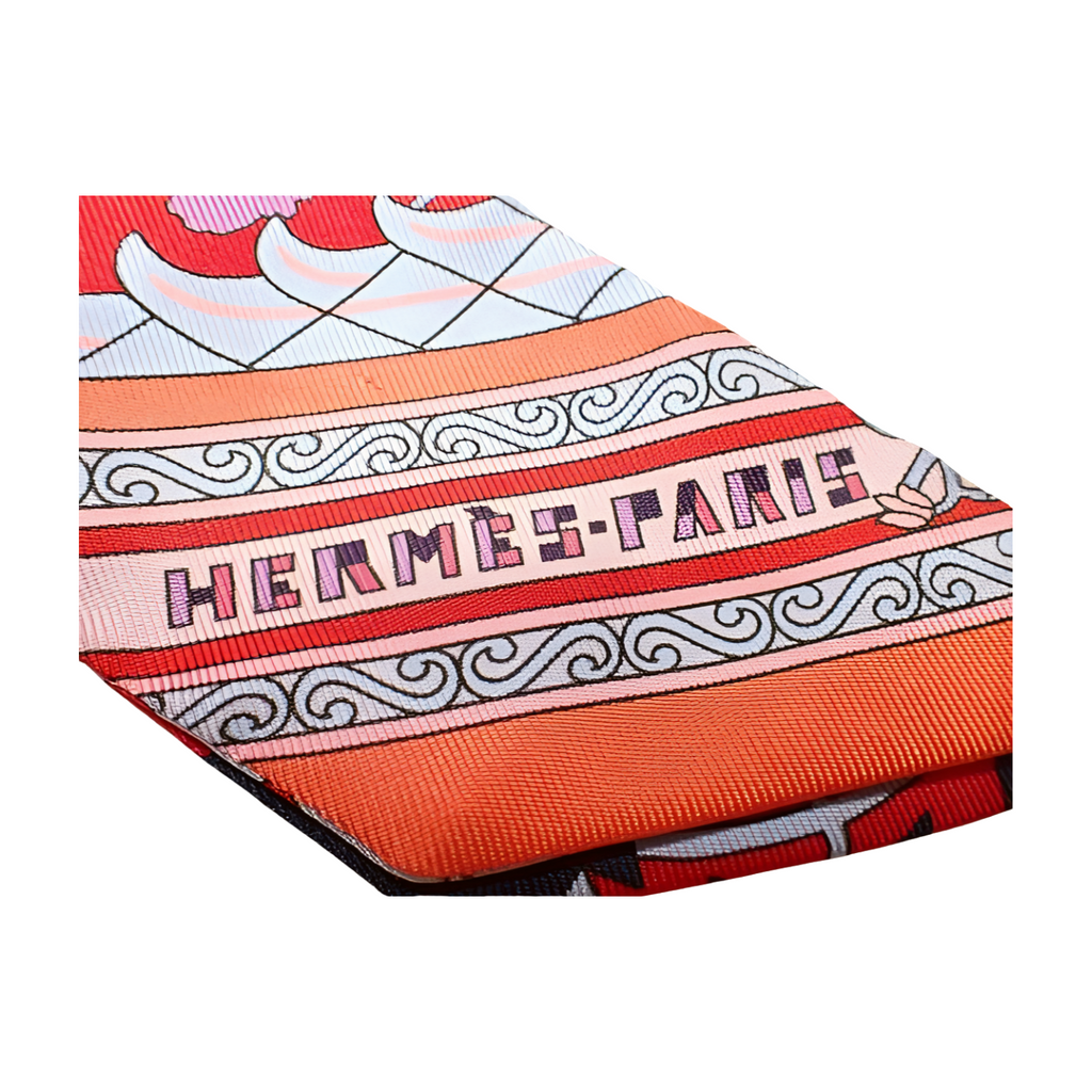 6578 - Hermes Twilly Persian Rug 100% Silk