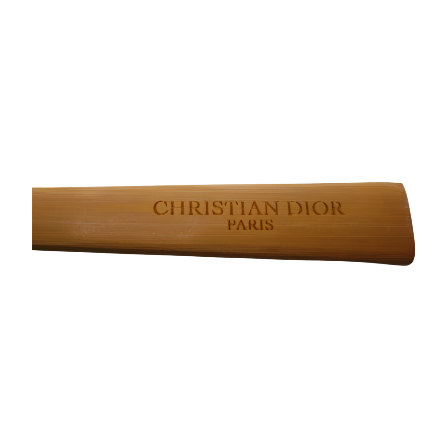 6702 - Dior SFan With Strap White/Green - NIB