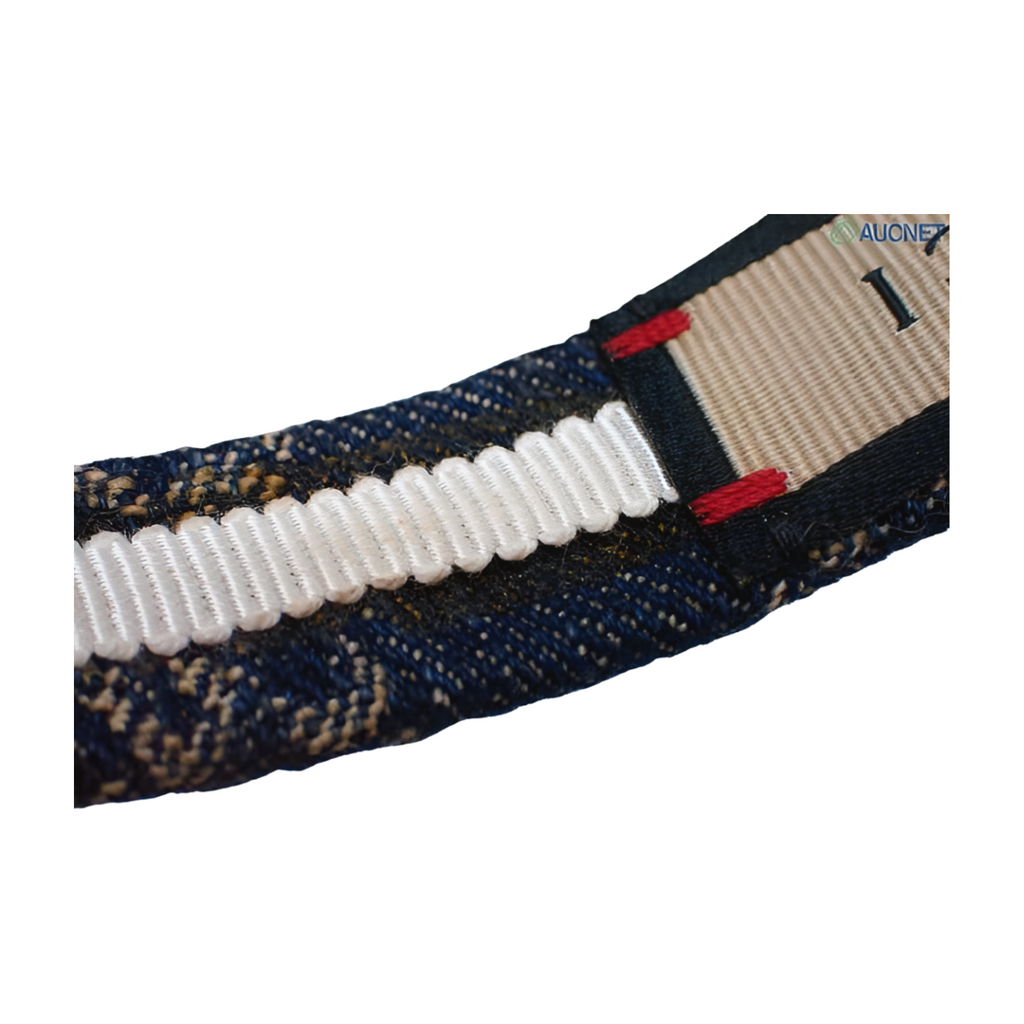 6709 - Gucci GG Denim Headband - Blue - NWT