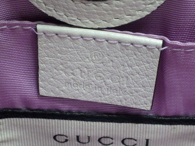 6874 - Gucci Garden Exclusive Leather Bat Motif Tote Bag Cream