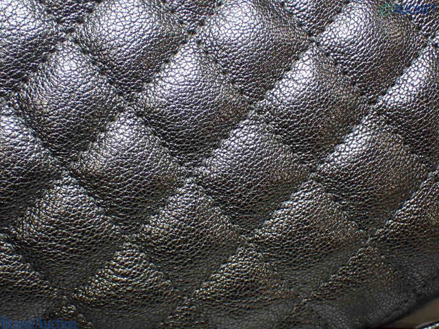 7503 - Chanel Banane Matelasse Caviar Leather Waist Bum Bag Silver