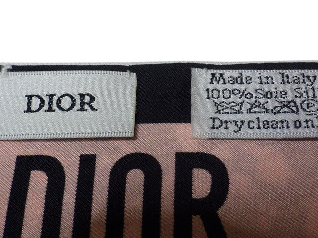 7529 - Christian Dior Mitzah Scarf White & Multicolor Floral