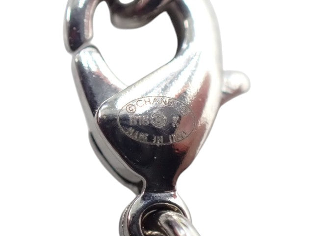 7542 - Chanel Coco Mark Peace Sign Necklace with 60 cm Chain