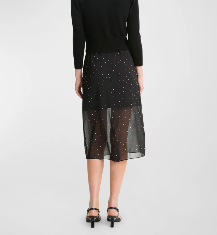Vince Sheer Dot Straight Skirt - Size 16 - NWT