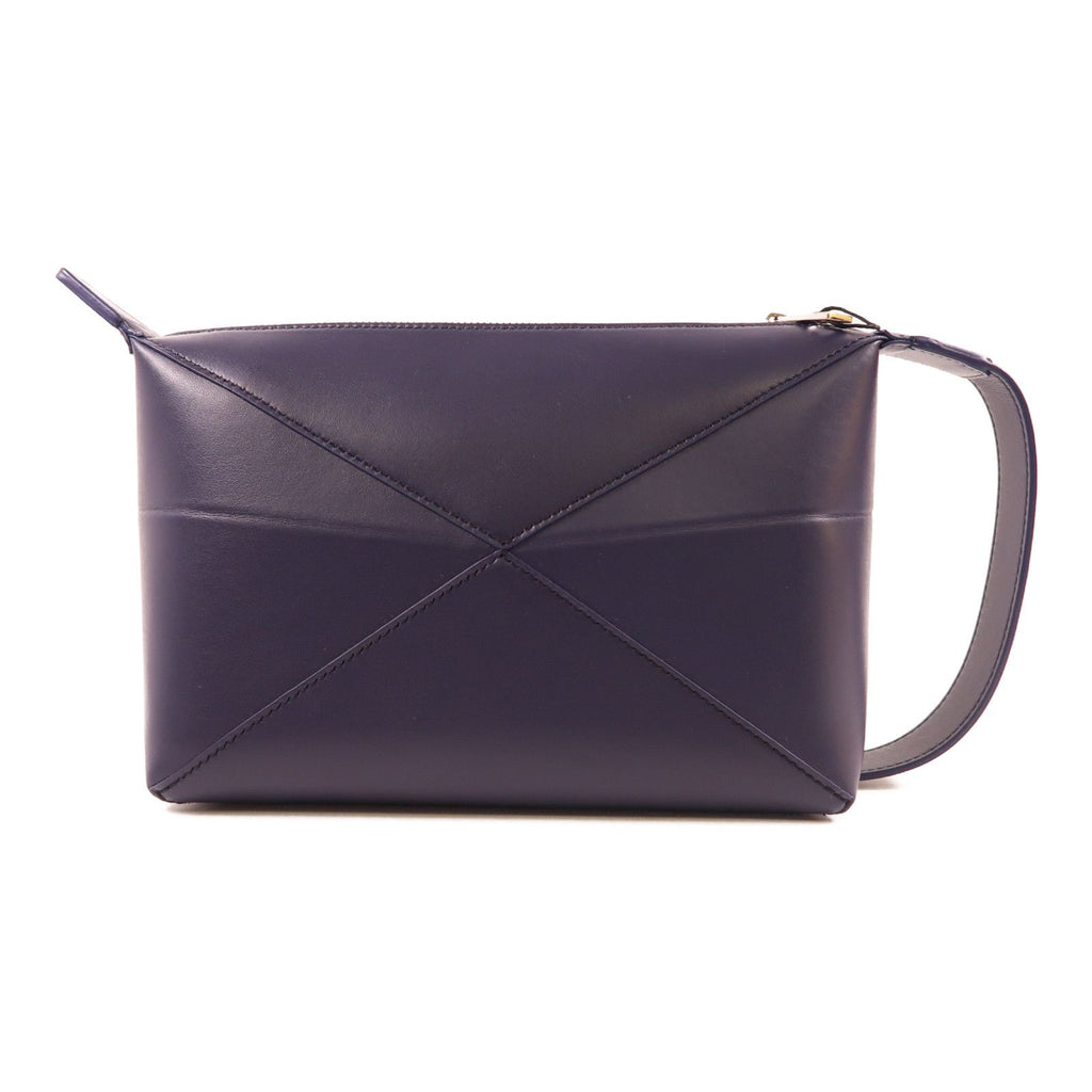 Loewe Puzzle Fold Calfskin Blue