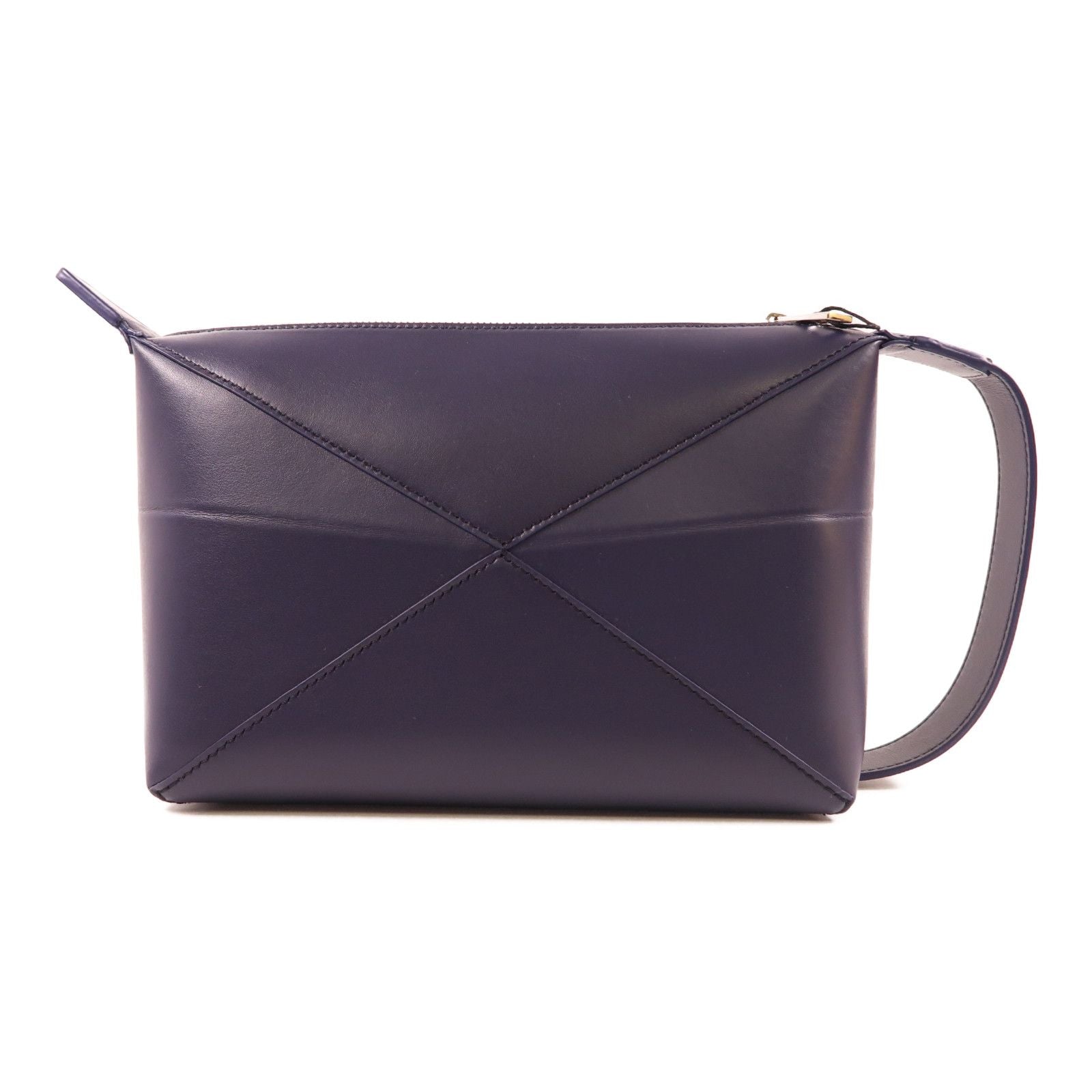 Loewe Puzzle Fold Calfskin Blue