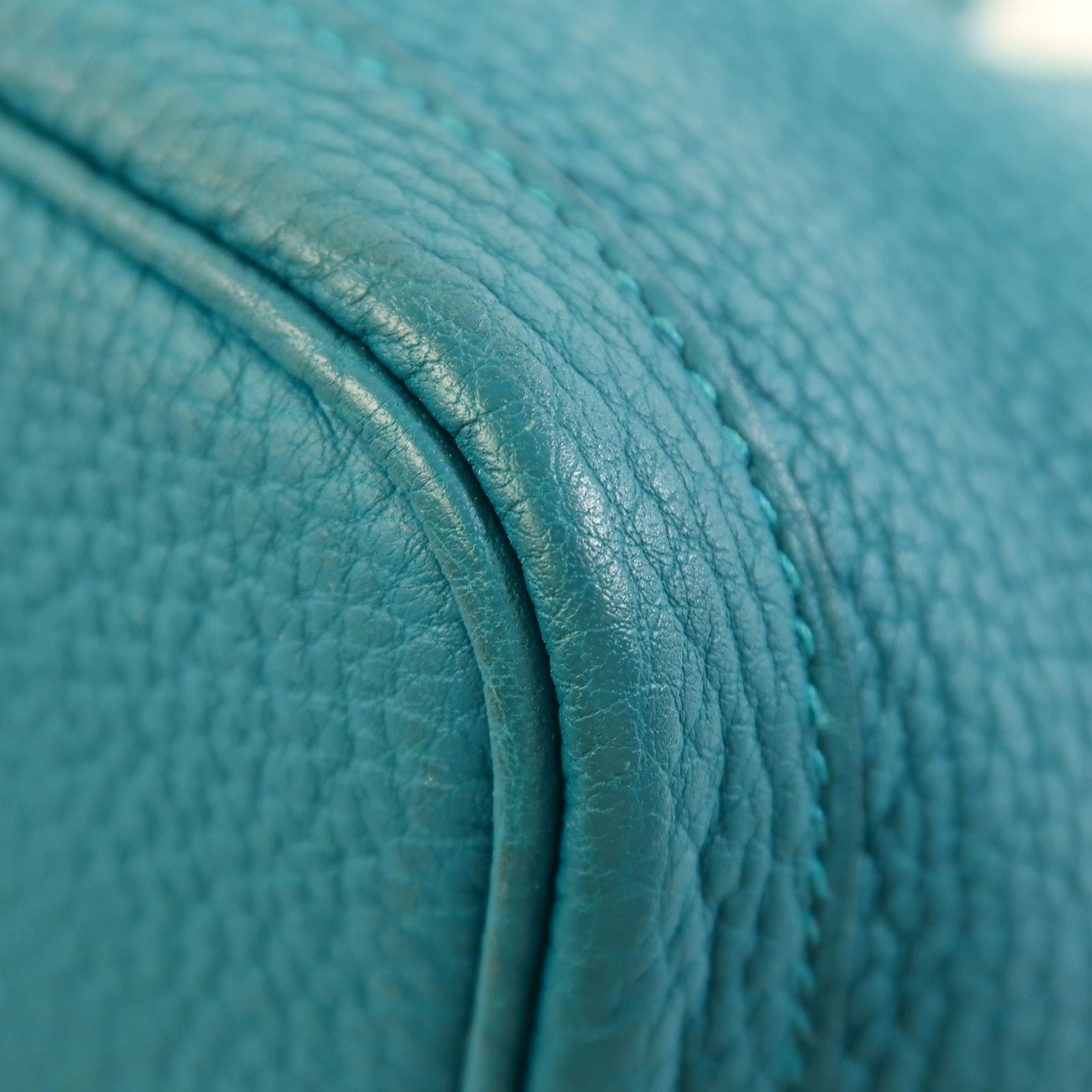 6937 - Hermes Nagonda Leather Garden Party PM Teal
