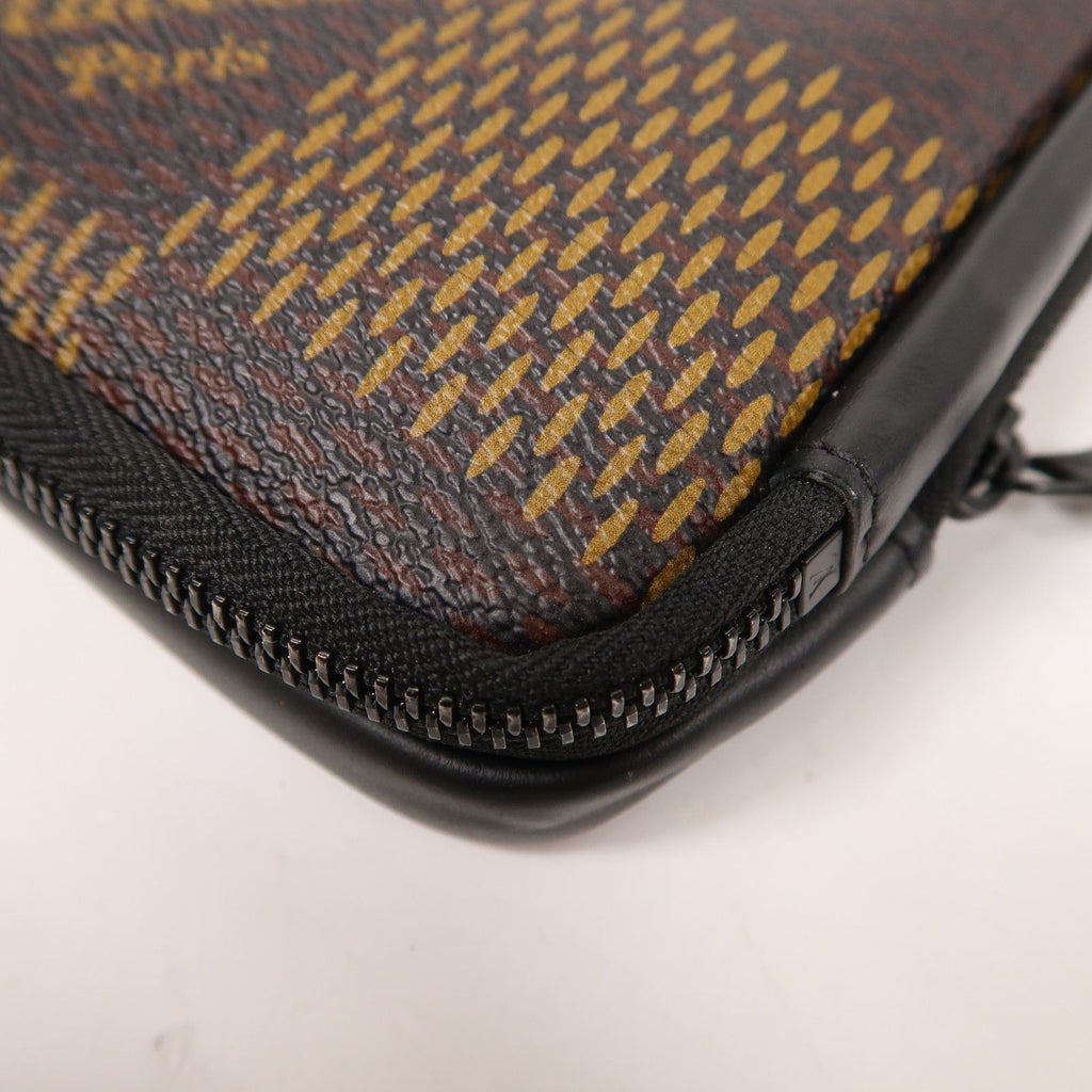 LOUIS VUITTON x Nigo Damier Phone Pouch Wallet