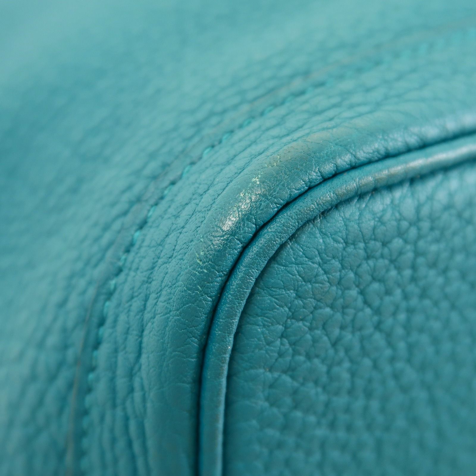 6937 - Hermes Nagonda Leather Garden Party PM Teal