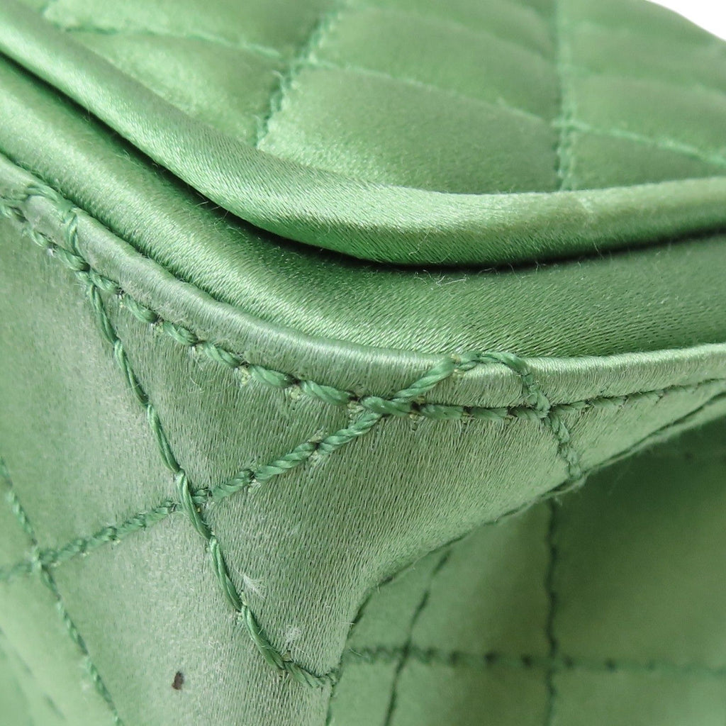 6936 - Chanel Quilted Satin 2.55 Reissue Flap Green