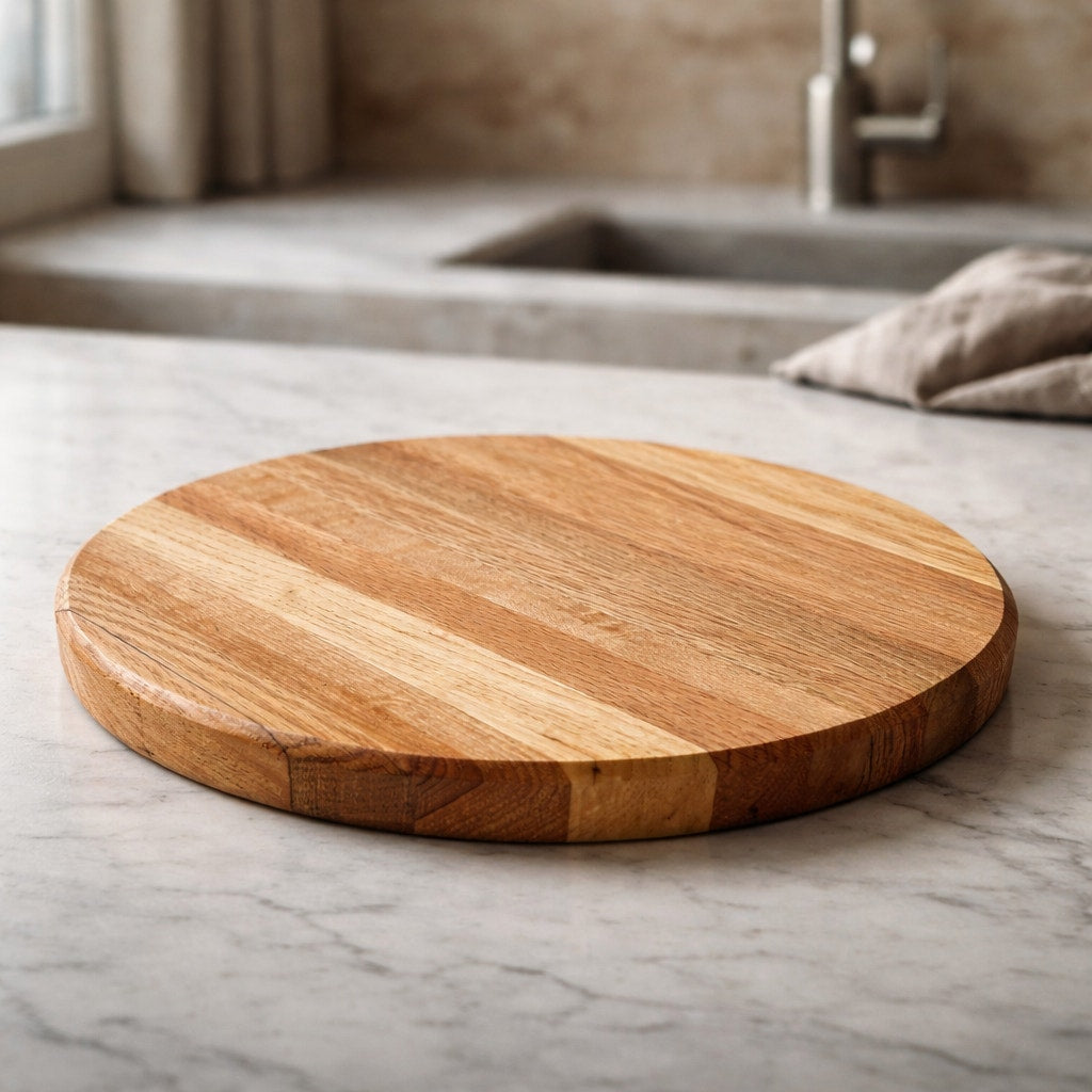 Handmade Mixed Hardwood Round Trivet, heat resistant, kitchen pot holder, solid wood board, hot dish mat, housewarming gift