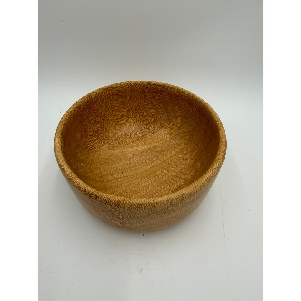 Lati Hardwood Hand Turned Bowl, Handmade Wood Bowl, Unique Wooden Bowl, Functional Kitchenware, Home Decor Bowl