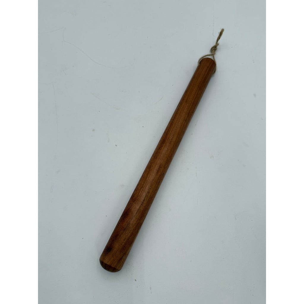 Hand Turned 12 Inch Wooden Spice Grinder, cherry and maple hardwood, functional kitchen tool, quality artisan gift