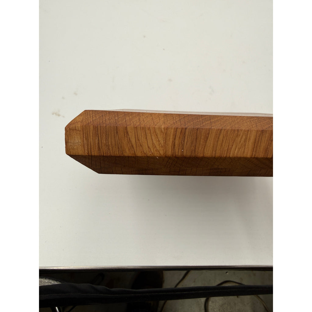 Handcrafted White Oak End Grain Board, 8x7.5x1.5, small cutting board, bar board, hardwood, butcher block style