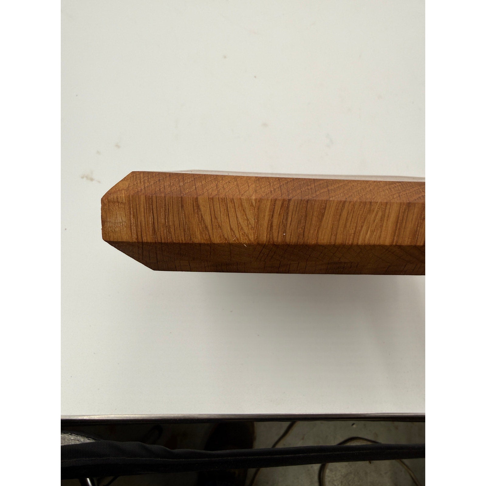 Handcrafted White Oak End Grain Board, 8x7.5x1.5, small cutting board, bar board, hardwood, butcher block style