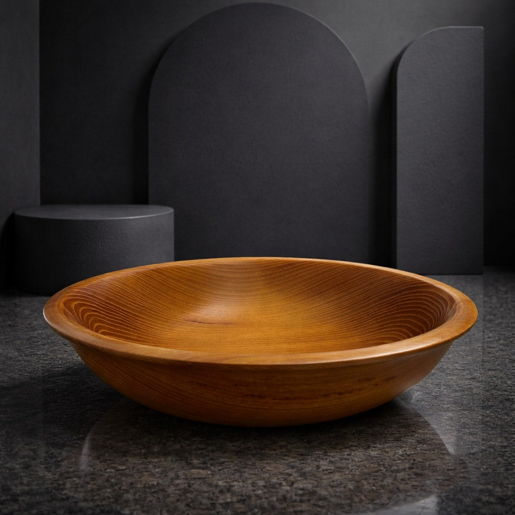 Hand Turned Osage Orange Wood Bowl 11.5"