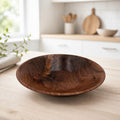Hand Turned Walnut Bowl for the Home, 9.5x2.5 Inches, SKU 1411, One of a Kind