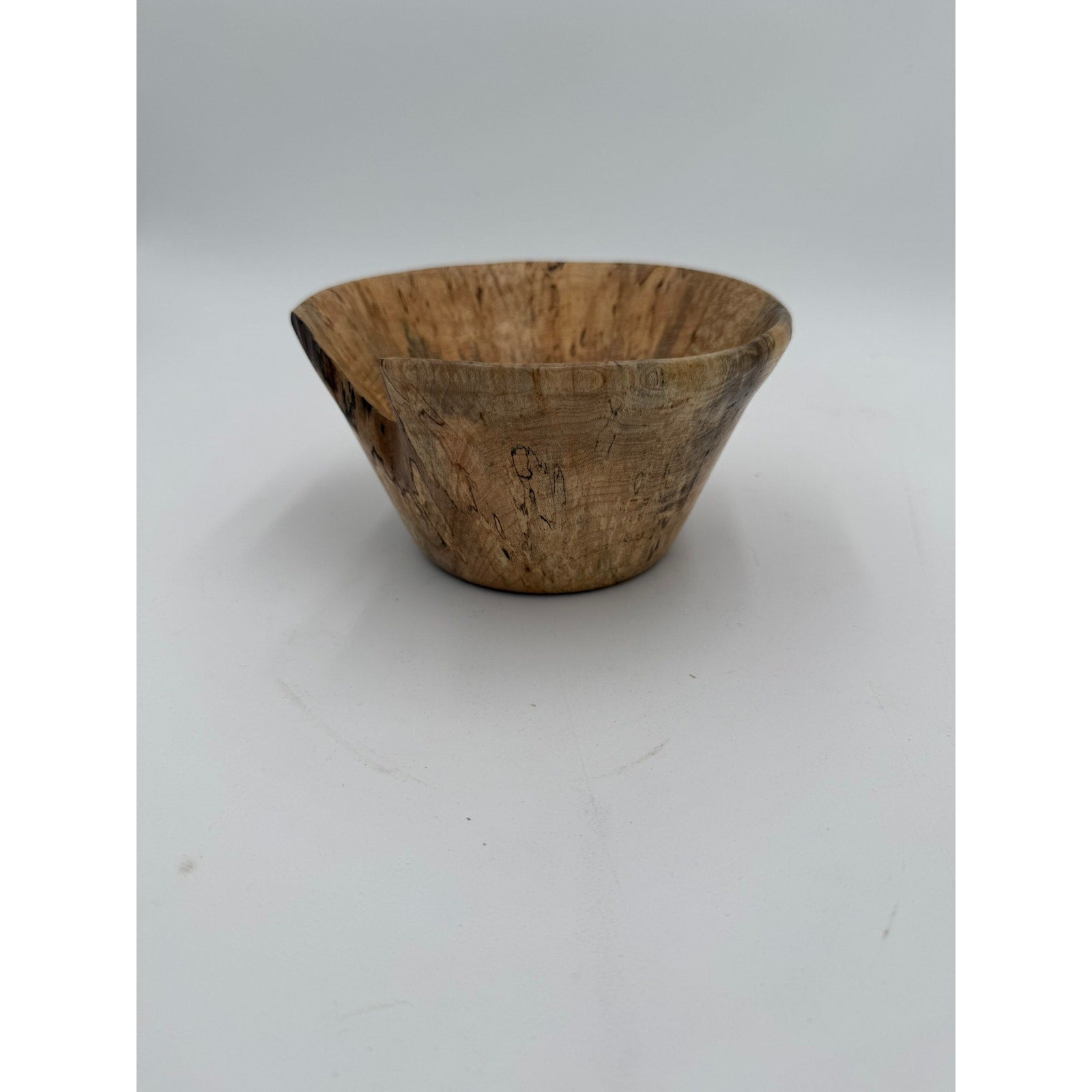 Natural Edge Spaulted Maple Bowl