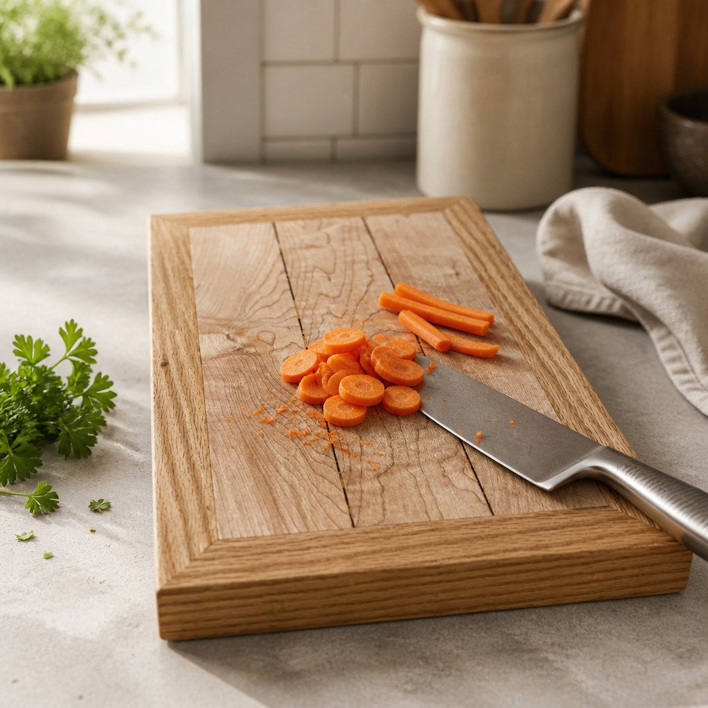 Maple Charcuterie and Cutting Board from Rink, reclaimed Shenandoah Iowa wood, hand crafted, 12.5x8.25x1.5