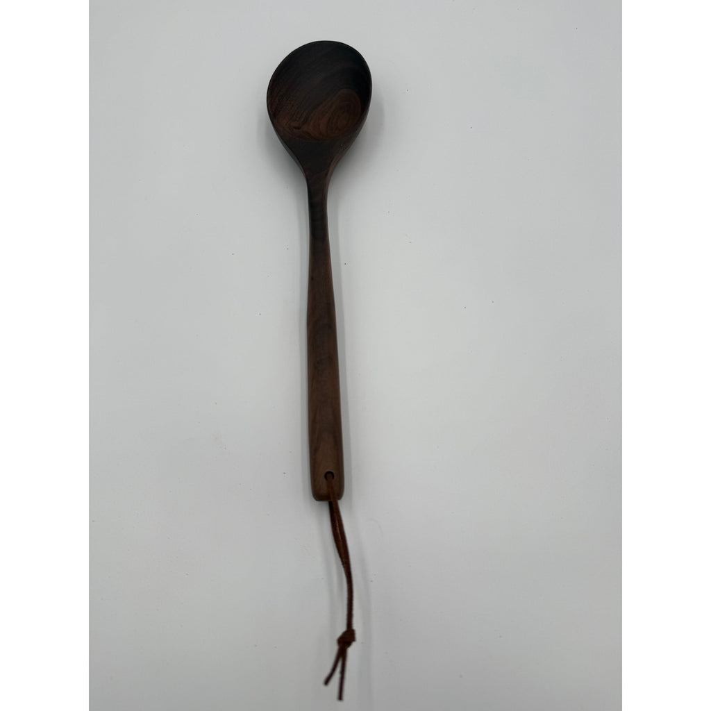 Walnut Wooden Spoon for Everyday Cooking, 12 Inch Long, Food Safe Utensil, SKU 1465